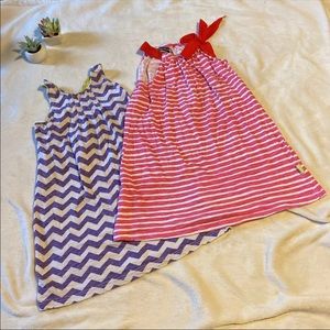 2 Morgan & Milo Sack Dresses sz 7